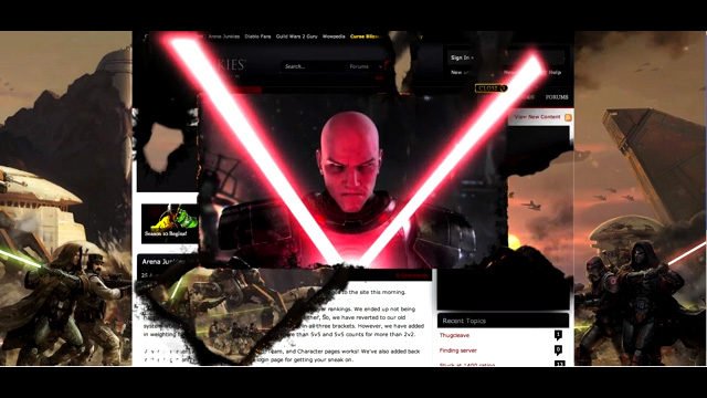 STAR WARS: THE OLD REPUBLIC screen
