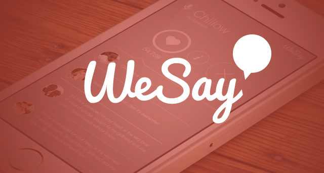 WeSay screen
