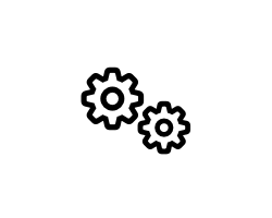 Symbol - two gears
